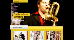 Desktop Screenshot of gesellschaftshaus-sonneberg.de